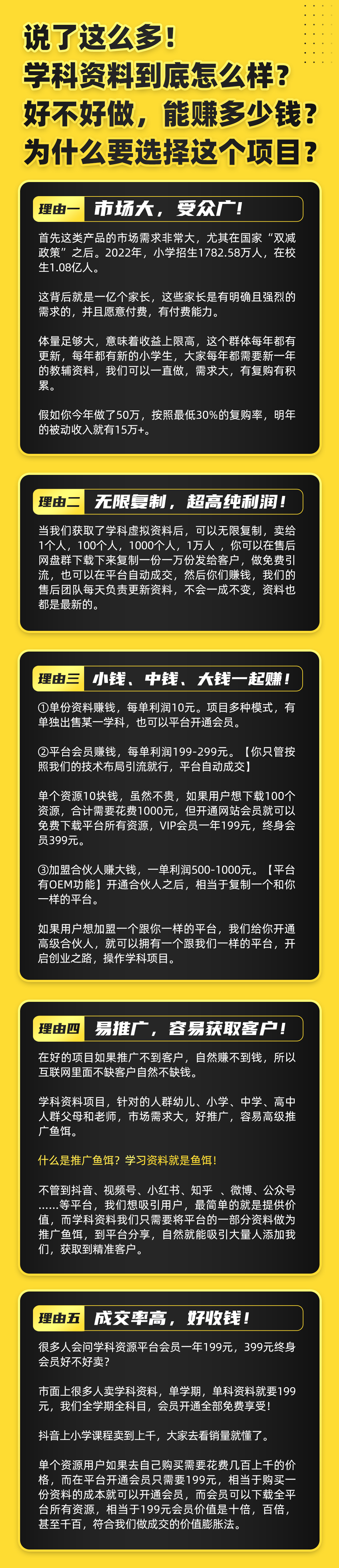 （5003期）2023最新k12学科资料变现项目：一单299双平台操作 年入50w(资料+软件+教程)